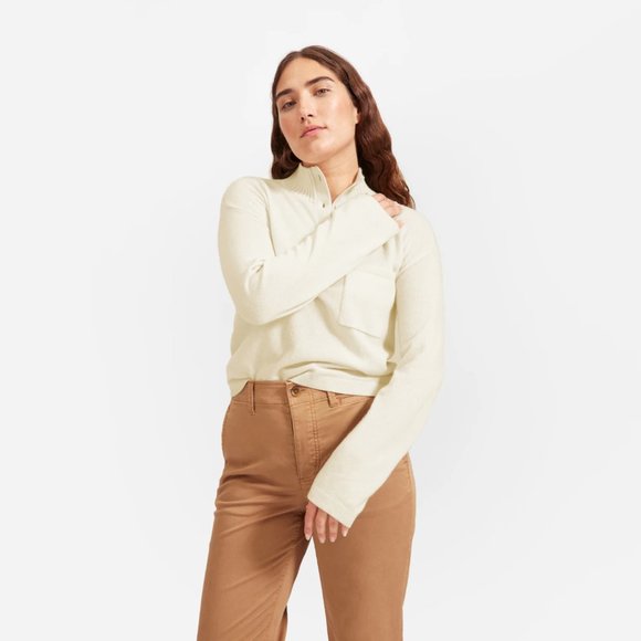Everlane Women's Cream Sweater. 100% cashmere! - Picture 3 of 6